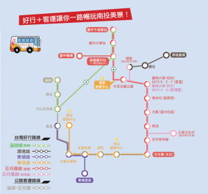 南投台灣好行路線圖