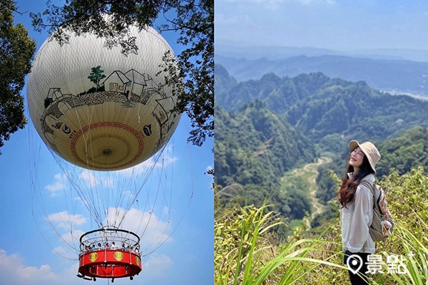 氦氣球樂園新景點！常駐熱氣球坐擁360度群山地景